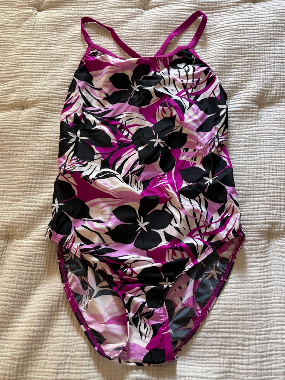 TYR Women’s One-Piece Swimsuit - Pink Floral - SZ XL